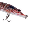 thumbnail image 4 of Señuelos de pesca de sección múltiple Señuelos de Swimbait Bass 8 Señuelos segmentados 13cm C2SUNFISH-1 Sunnimix Señuelos de pesca de múltiples secciones, 4 of 7