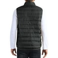thumbnail image 3 of INSPIRE CHIC Padded Vest for Men's Stand Collar Outwear Winter Packable Zip Up Sleeveless Jacket S Black, 3 of 6