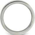 thumbnail image 3 of Titanium Edward Mirell Brushed & Polished Flat Milgrain 5mm Band (Size 5.5) Made In United States emr145-5mm-5.5, 3 of 6