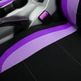thumbnail image 2 of Flying Banner Black & Purple, Polyester, Airbag Compatible, Front Rear Seat Covers, 9 Pieces, 2 of 5