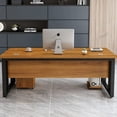 thumbnail image 4 of Boss Household Office Desks Combination Staff Modern Simplicity Office Desks Computer Bureau Meuble Working Equipment QF50OD My Lux Decor Round, 4 of 25