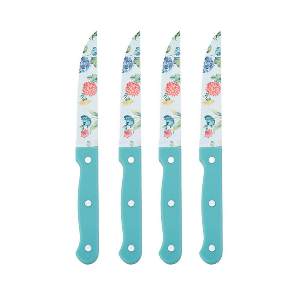 The Pioneer Woman Steak Knife Set, Blooming Bouquet, 4 Piece Set