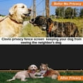 thumbnail image 2 of NAWAY 8'X50' Fence Privacy Screen Outdoor Mesh Fencing Covers Screen Fence Wind Block with Grommets Black, 2 of 7