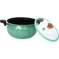 thumbnail image 6 of Micro Pressure Cooker,8L Multi-Function Micro Pressure Cooking Pot, Pumpkin Shaped Pressure Cooking Pot Double Handles, Dishwasher Safe (Green), 6 of 9