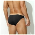 thumbnail image 4 of Afuyipoi Underpants for Male,Mid-rise Lightweight Solid Activewear Briefs Black S, 4 of 6