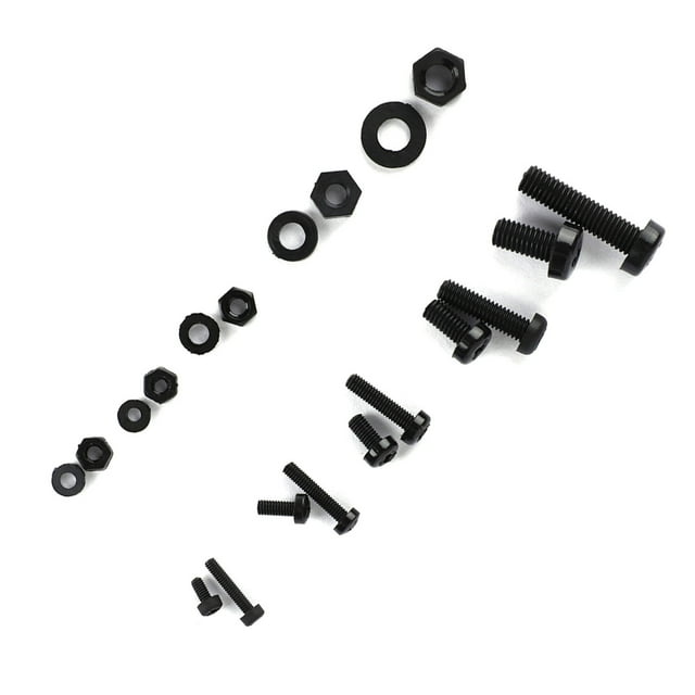 270 Piezas/caja De Tornillos De Nailon, Kit Surtido De Arandelas De Tuercas De Tornillo M2/M2.5/M3/M4/M5, 270 Piezas Para Almacenamiento Y