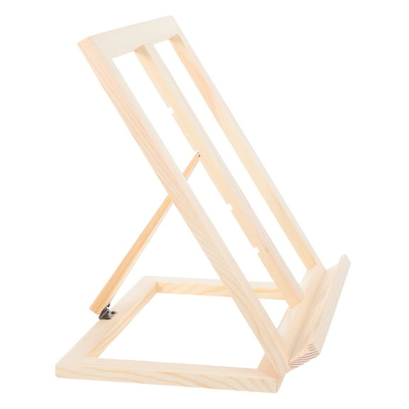 Raindrops  Easel Stand for Books Adjustable Wood Painting Student Khaki