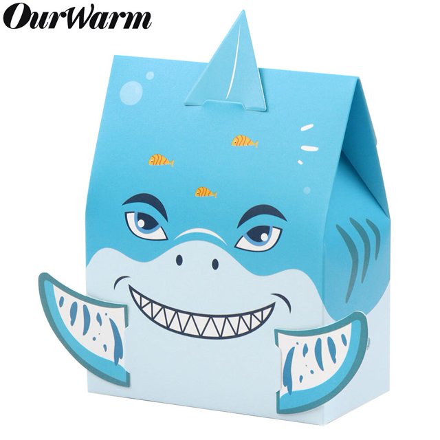 OurWarm Cute Paper Candy Gift Box Treat Kids Birthday School Gifts Bags Girl/Boy Birthday Baby Shower Party Favors Decorations