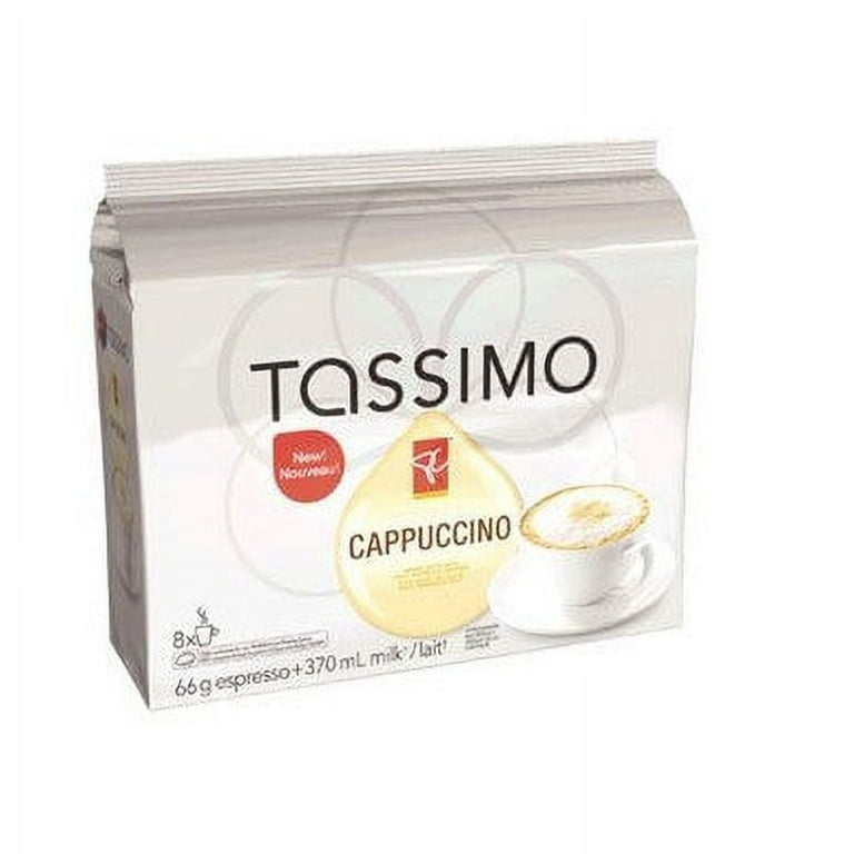 Tassimo President's Choice Cappuccino Coffee 100% Arabica, 8