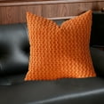 thumbnail image 2 of 3D Bubble Christmas Pillow Cover, Plush Corduroy Sofa Cushion Case for Xmas Home Decor, Festive Throw Pillow Cover for Bedroom, Living Room Orange, 2 of 6