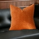 thumbnail image 4 of Funda de almohada navideña 3D - Funda de almohada de sofá mullida 45x45cm, cojín decorativo navideño para cama y sofá - Poliéster, naranja, amarillo, gris azul, caqui, 4 of 6