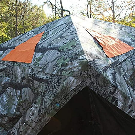 Blaze Orange Safety Blind Panels Hunting Safety - Magnetic - Includes Carrying Bag - 15 3/4 inch per Side - More Than 100 sq in per Panel - Set of 4