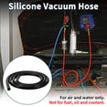 thumbnail image 2 of Manguera de vacío de silicona Unique Bargains 130PSI de presión máxima, línea de vacío automotriz con conector de vacío, 1 juego de 3.3 pies, ID de 3/4/5/6/8/10 mm, grosor de 2.5 mm, color negro, 2 of 8