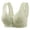 Light Green, variant on T - Shirt Bra Women Elderly Women's Full Figure Front Closure Bra Wireless Comfort Support Soft Fixed Cup Seamless Tops for Seniors