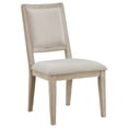 thumbnail image 3 of Trofello Cushioned Dining Side Chair White Washed (Set of 2), 3 of 13