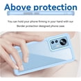 thumbnail image 2 of Case for Xiaomi Mi 12 Phone Case Slim Dropproof [Defend from Drop/Scratch/Slip/Fingerprint] Clear Acrylic Hard Back Soft TPU Bumper Hybrid Phone Cover for Xiaomi Mi 12-Blue, 2 of 16