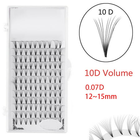 12 Rows 10D Premade Volume Fans Individual Eyelashes Extension Fluffy