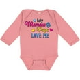 thumbnail image 3 of Inktastic My Mamaw and Papa Love me with Hearts Boys or Girls Long Sleeve Baby Bodysuit, 3 of 5