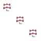 thumbnail image 1 of Vogacara 2 piezas Servos de dirección Asiento Cambio directo Instalación práctica Diseño único Pragmatic RC Modelo Estabilidad Reemplazo para D90 Red Type1 NO1 Vogacara CBP204564, 1 of 6