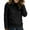 Black, variant on ManxiVoo Half High Collar Knit Sweater For Women Slim Fit Long Sleeve Soft Pullover Versatile Staple Chic Simplicity L Size Beige