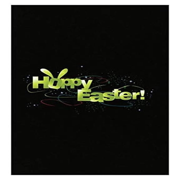 Hoppy Easter Poster - Cute Religious Design - Gift for Kids