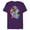 Purple, variant on Disney Little Mermaid Ariel Friends & Family Birthday Squad - Short Sleeve Blended T-Shirt for Adults - Customized-Navy Heather