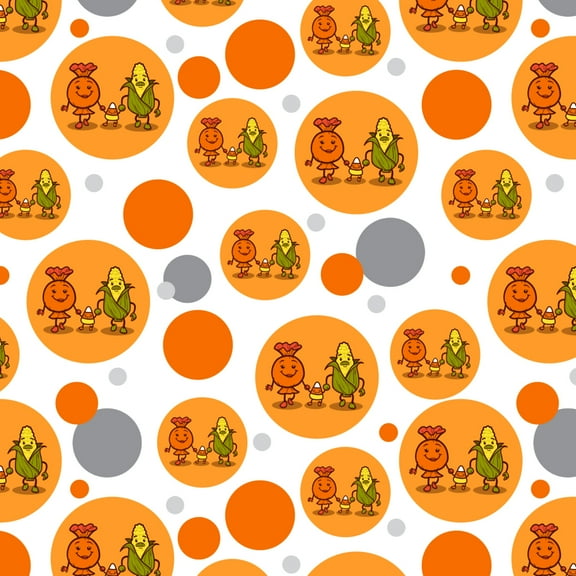 Candy Corn Family Halloween Premium Gift Wrap Wrapping Paper Roll