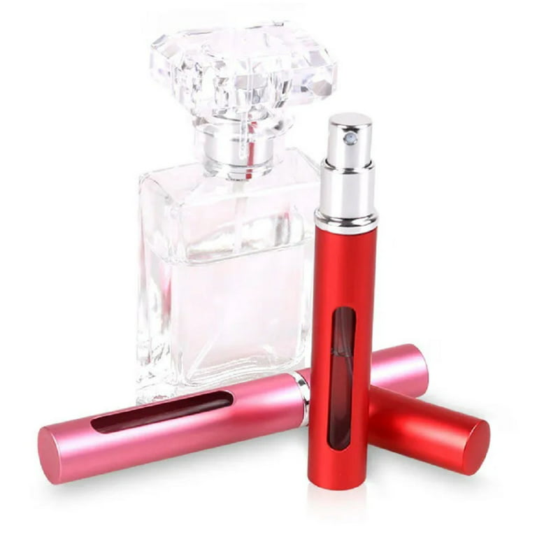  DEPOZA 4Pcs Perfume Atomizer Travel Spray Bottle 0.16 OZ  Refillable Portable Empty Mini Size 5ML : Beauty & Personal Care