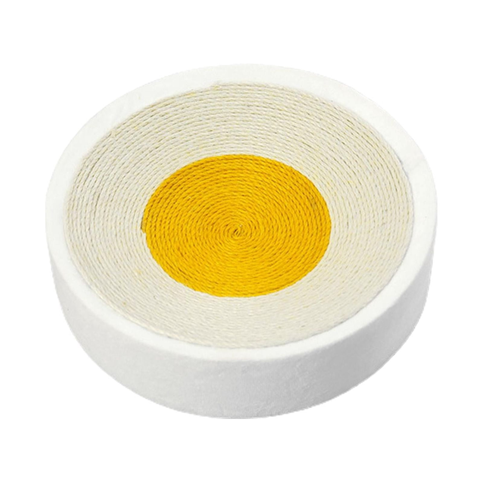 Tooyful Cat Scratch Pad Lounge Cat Beds Rest and Play 40x10.5cm Grind Claws Cardboard Cat Scratcher Bed Cat Scratching Board for Kitten Medium Cats White