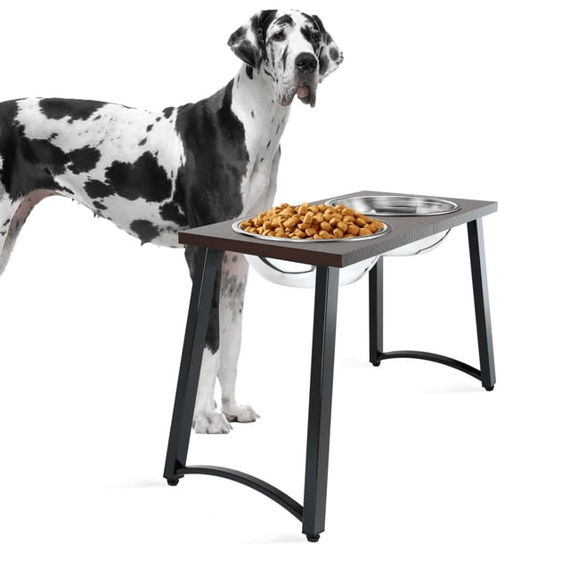 Cuencos Elevados TIDANT Acero Inoxidable Extra Grandes para Perros