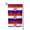 Square, variant on Garden Flag Croatian Flag Double Sided Small Yard Holiday Garden Flag for Outside Decor 12.5x18 Inch Square