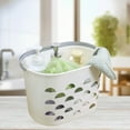 thumbnail image 6 of PPgejGEK Small Portable Bath Basket, 8.3x7.1x5.5in Plastic Shower Caddy for Bathroom Organization, Storage for Toiletries and Wash Supplies, 6 of 6