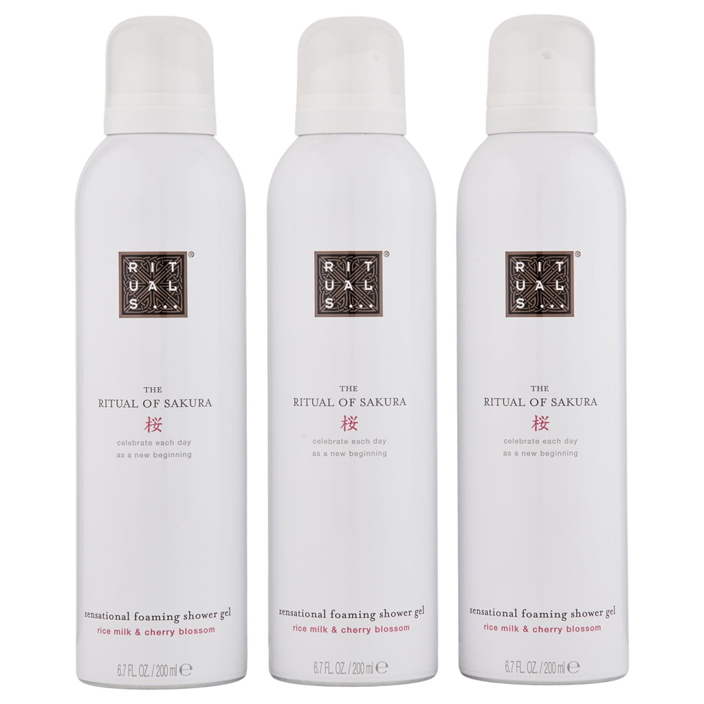 Rituals The Ritual of Sakura Foaming Shower Gel 3 Ct 200 ml