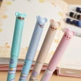 thumbnail image 2 of 4 Pcs Erasable Gel Pen Set with 20 Refills, Kawaii Cute Bear Design, Smooth Writing, for Home Office Supplies Stationery Gift 0.5mm Blue/Black Ink, 2 of 5