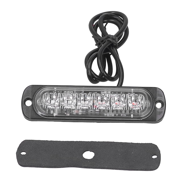 Luz Intermitente Lateral LED, Lámpara De Advertencia De Emergencia Resistente A La Corrosión, Luces Rojas Y Azules, Ajustable Alternativamente Para Motocicletas, Camionetas, ANGGREK Emergency Warning Light