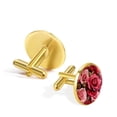 thumbnail image 3 of Rose Stylish Dress Shirt Cufflinks Set Made of Stainless Steel for Formal Events, 3 of 6