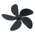thumbnail image 2 of Fireplace Blade Aluminium Alloy Heat Powered Fan Blade Black For Wood Burning Stove For Fireplace ANGGREK Electrodomésticos, 2 of 8
