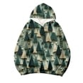 thumbnail image 1 of WEAIXIMIUNG Robe Sweat à Manches Courtes Mode Décontractée Imprimé de Noël à Capuche Manches Longues Top2, 1 of 3