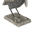 thumbnail image 5 of 5" x 13" Gray Polystone Textured Pelican Sculpture, by DecMode, 5 of 9