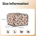 thumbnail image 5 of Picia Turkey And Thanksgiving2 Print 4 Slice Toaster Cover , Toaster Protector Dustproof Kitchen Appliance Cover, Kitchen Appliance Dustproof Protector, 5 of 7