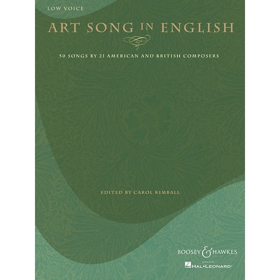 Art Song in English - 50 Songs by 21 American and British Composers: Low Voice, (Paperback)