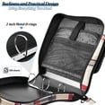 thumbnail image 4 of FORMRS Zipper Binder with Shoulder Strap 2-inch Ring 500 Sheet Capacity File Bag, Red Tartan, 4 of 5