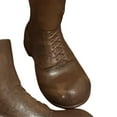 thumbnail image 6 of JWQFBC 1/6 Man's Shoes Work Boot Round Toe Boot Mid Calf Winter Boot Fashion Casual for Brown, 6 of 7