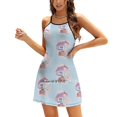 thumbnail image 1 of Robe Élégante Douce Femme Coréenne Kawaii Col Carré Robe Pêche Lait Collation Carton Boisson Coréenne Douce Friandise Bande Dessinée Mignonne, 1 of 5