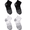 White/Black Assortment, variant on Hanes Women's Ankle Socks, Absolute Comfort, 4-Pack, Size 5-9