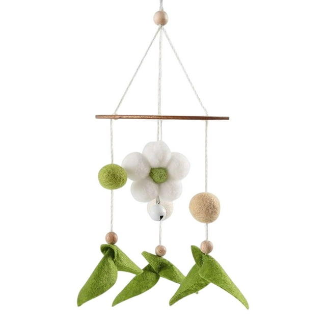 Sonajeros Colgantes Montessori, Juguetes para Cama, Sonajero de 360 Grados, Campana Giratoria para Cama, Juguete para Cochecito de Cuna 32cmx10.5cm Hugo Móvil Musical para Cuna