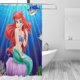 thumbnail image 3 of Cortina de ducha de tela de poliéster impermeable Ariel, decoración de baño, kit de cortina de ducha con ganchos, 72 x 72 pulgadas, 3 of 8