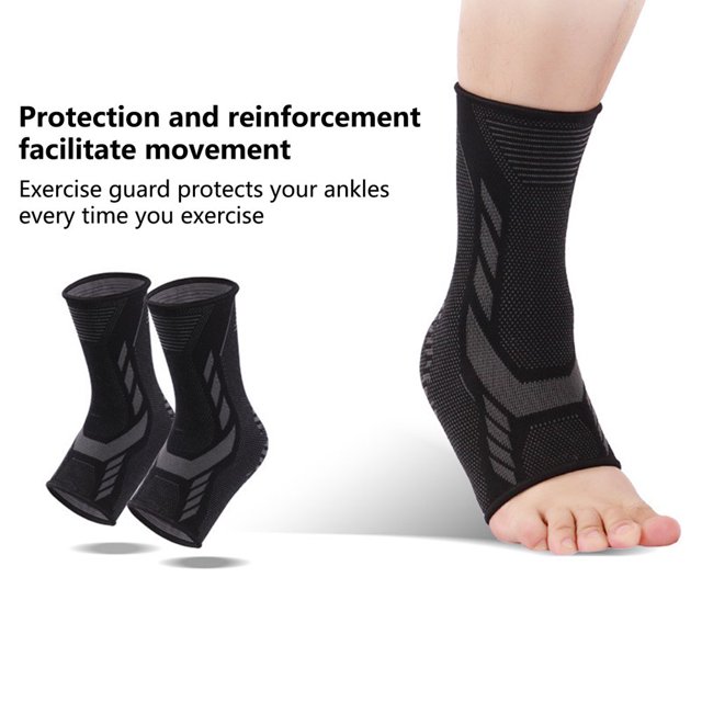 LOVEVER Ankle Brace Compression Sleeve | Injury Recovery Joint Pain | FSA or HSA eligible | Achilles Tendon Support Plantar Fasciitis Foot Socks with Arch Support