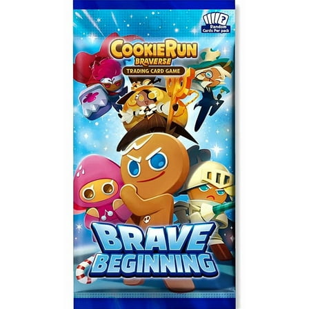 Cookie Run Braverse Trading Card Game Brave Beginning Booster Pack (9 Cards)