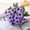 Purple, variant on Artificial Flowers Faux Daisy Bouquet Artificial Gerbera Flowers 12 Inch Fake Floral Decor Home Wedding Centerpiece Table Decorations Set Of 2 Faux Daisies